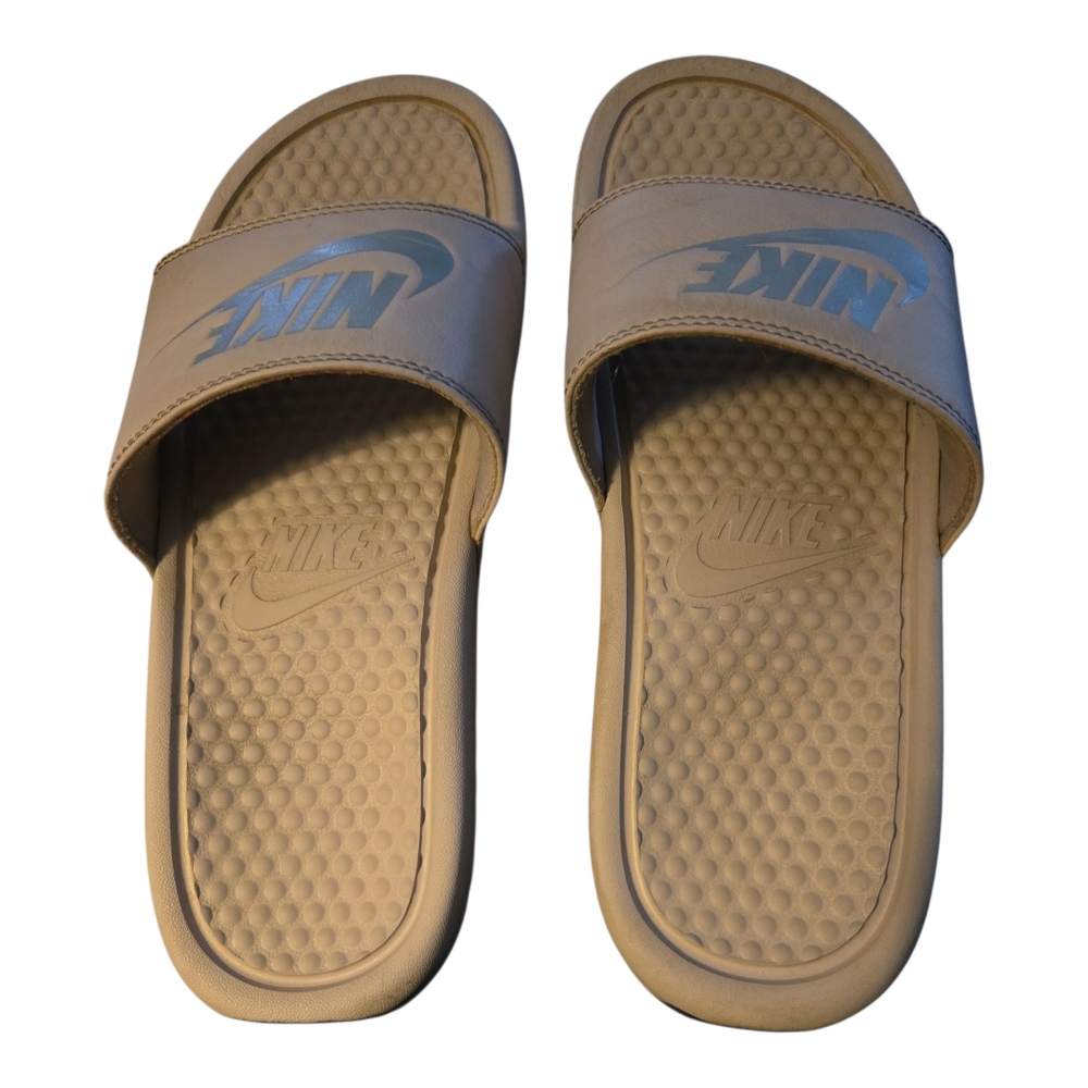 Nike Benassi  Rose/Silver Women's Slides Sandals SZ 7 - Picture 3 of 7